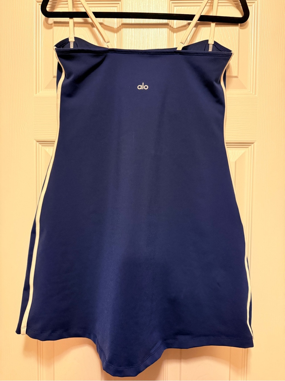 Alo Airbrush Streamlined Dress - Navy/ Ivory - Picture 4 of 4